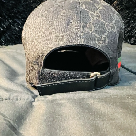 GUCCI Original GG Baseball Cap w/Web - Picture 4 of 8